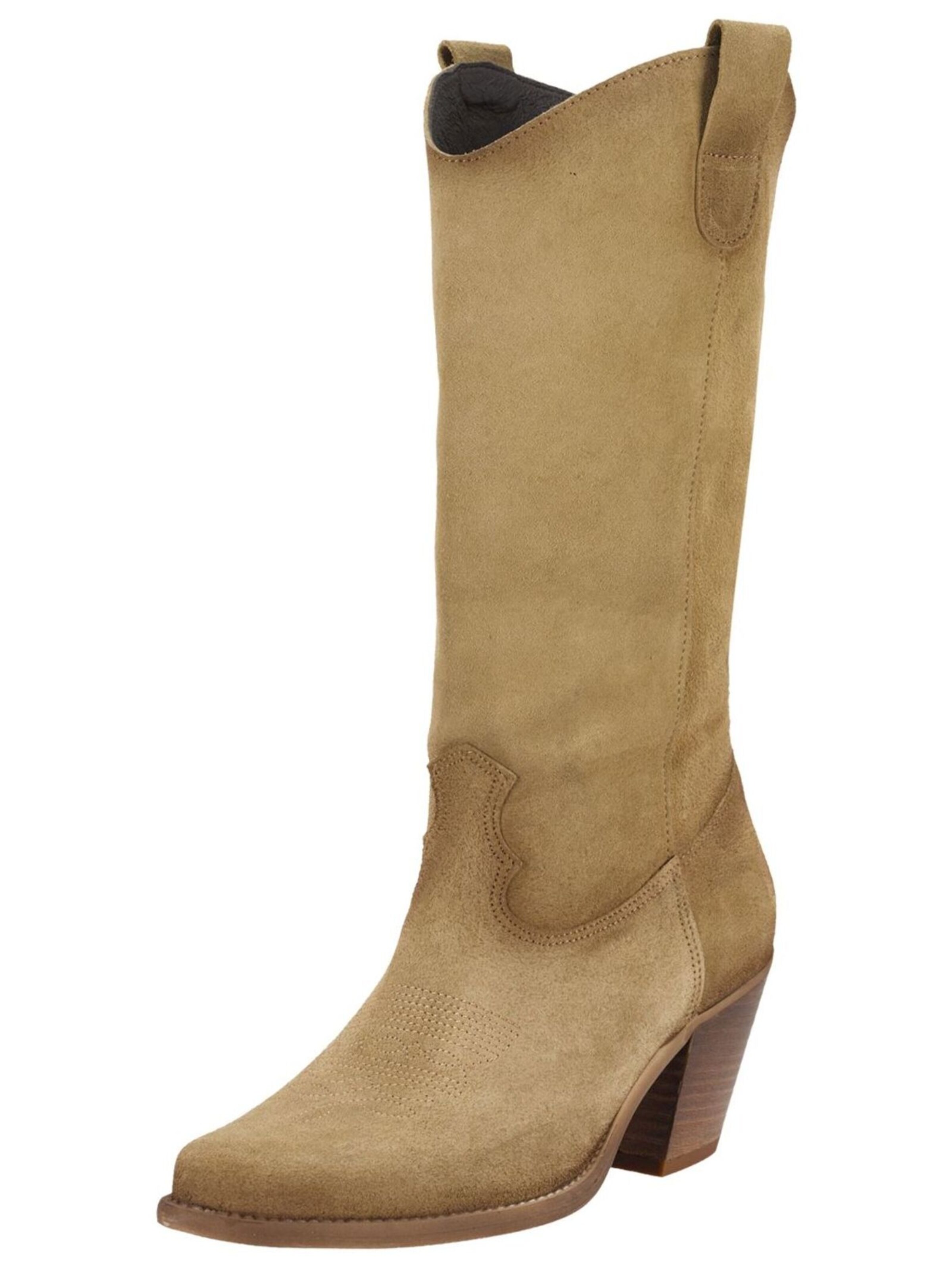 Stivale da cowboy FELMINI di colore marrone chiaro, Visualizzazione prodotti