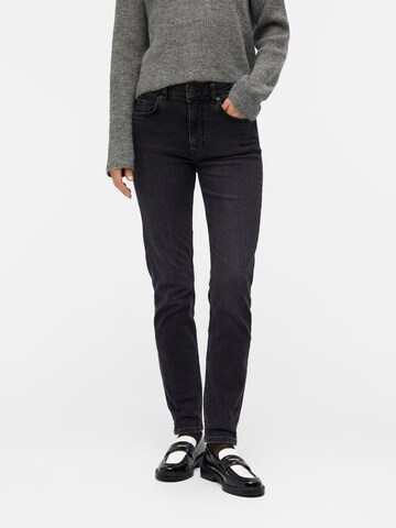 OBJECT Skinny Jeans 'NAIA' i svart: framsida