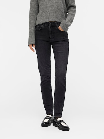 OBJECT Skinny Jeans 'NAIA' i svart: framsida