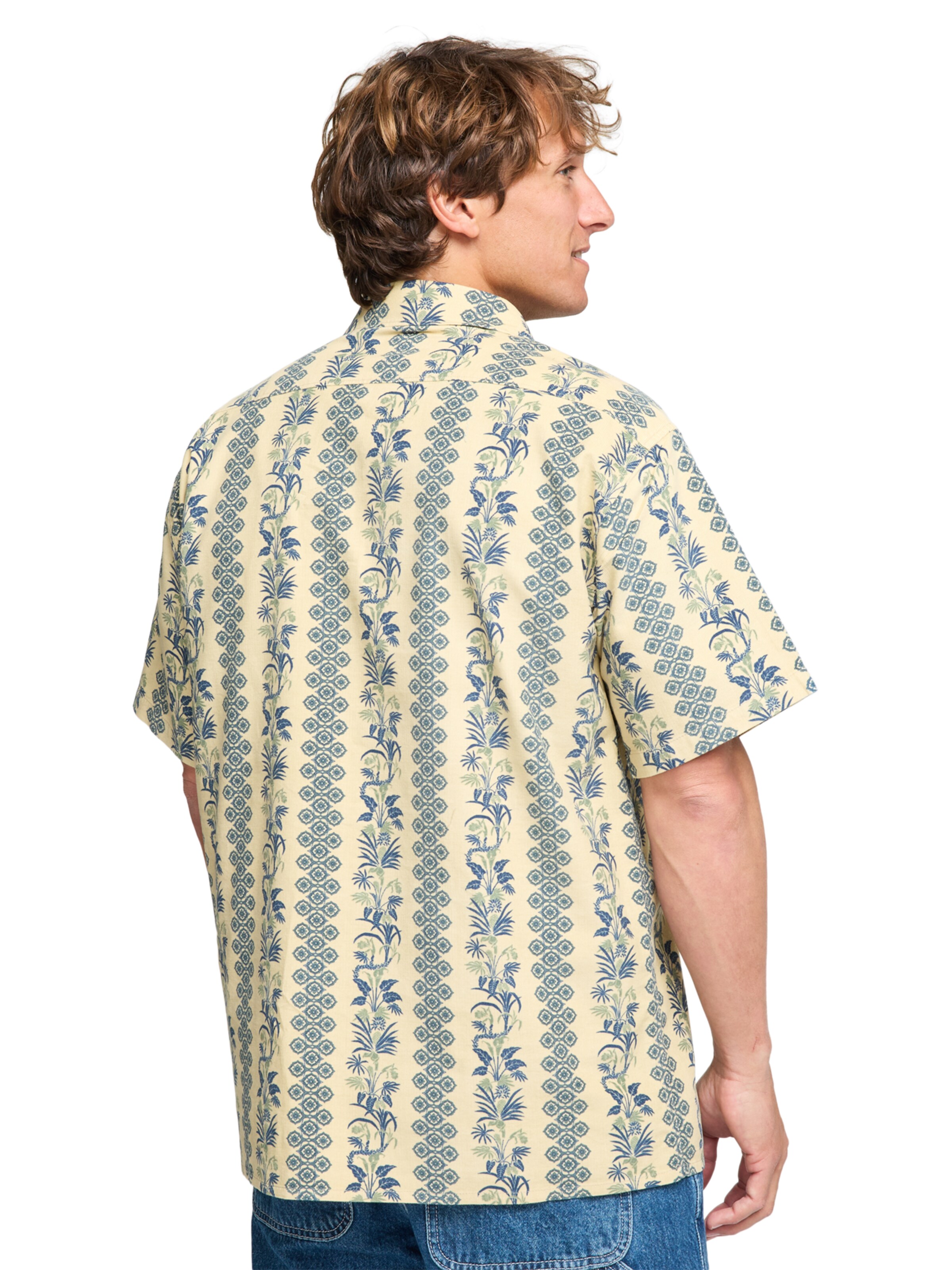 BILLABONG Comfort fit Overhemd 'Solana' in Geel