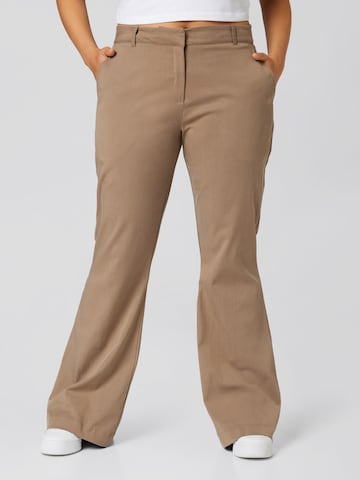 A LOT LESS Flared Pants 'CORA' in Brown