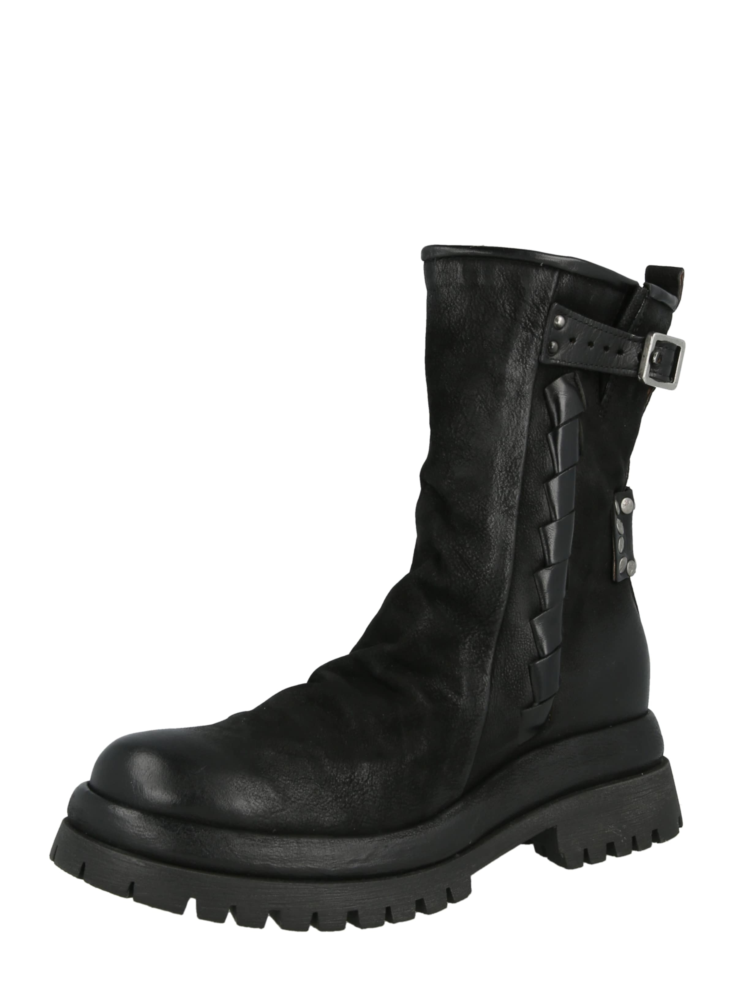 A.S.98 Stiefelette 'Dibla' in Schwarz: Vorderseite