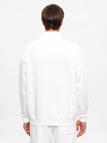 Antioch Zip-Up Hoodie in White