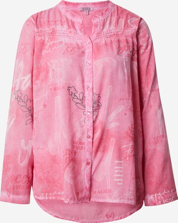 Soccx Blouse in Pink: front