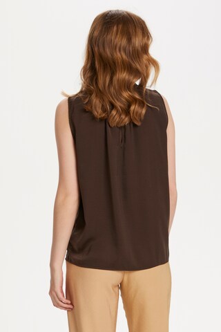 SAINT TROPEZ Blouse 'Aileen' in Brown