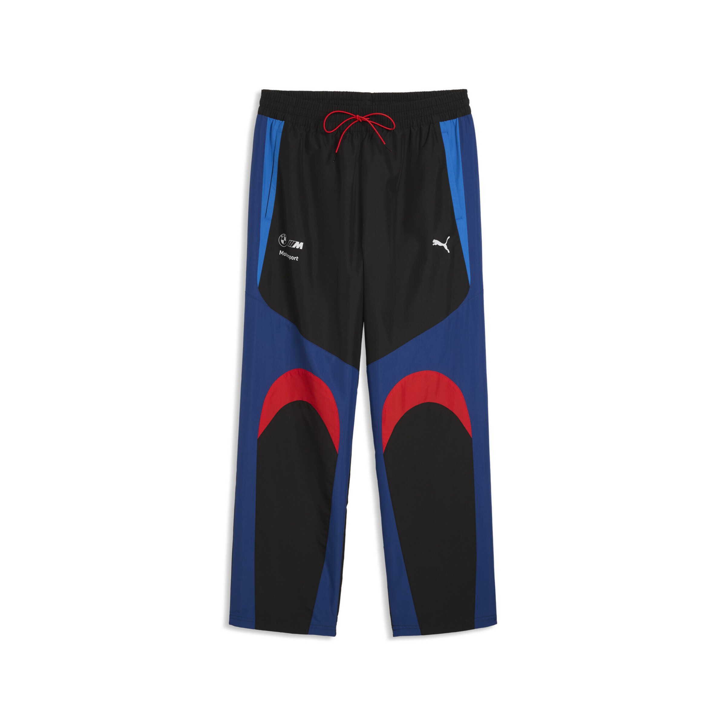 PUMA Regular Broek 'PUMA x BMW M MOTORSPORT' in Zwart: voorkant