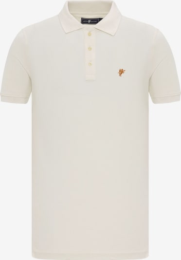 DENIM CULTURE Camiseta 'Eddard' en marrón / blanco lana, Vista del producto