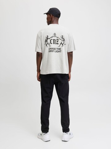 JACK & JONES Shirt 'CNZ' in Grey: front