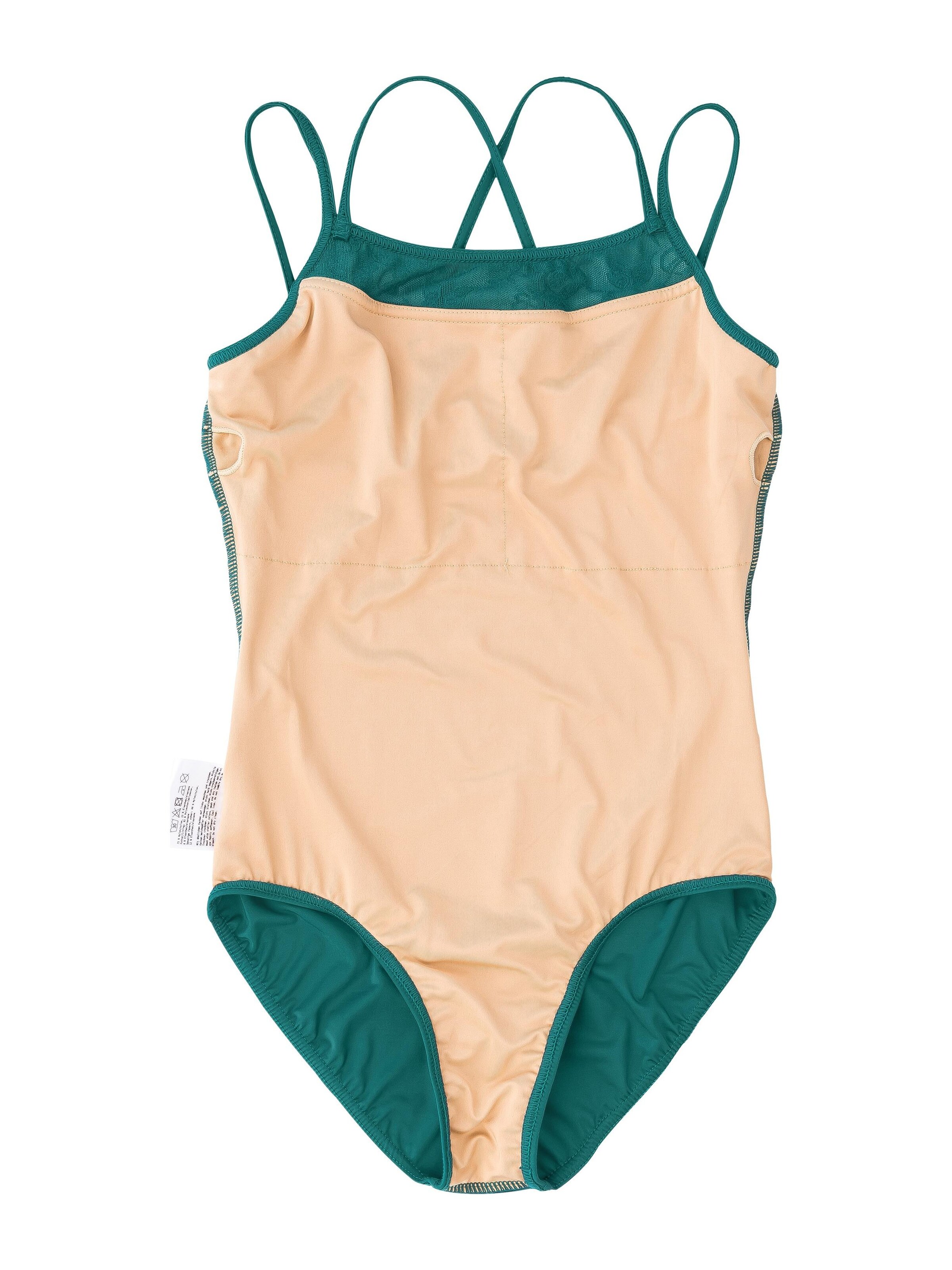 Tanzmuster Athletic Bodysuit 'Mira' in Green