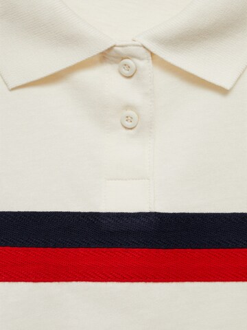 MANGO Poloshirt 'COLE' in Weiß