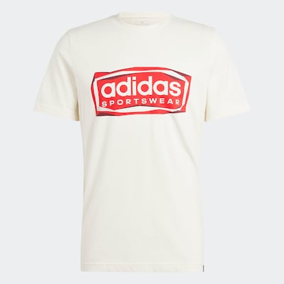 ADIDAS SPORTSWEAR Funktsionaalne särk punane / valge, Tootevaade