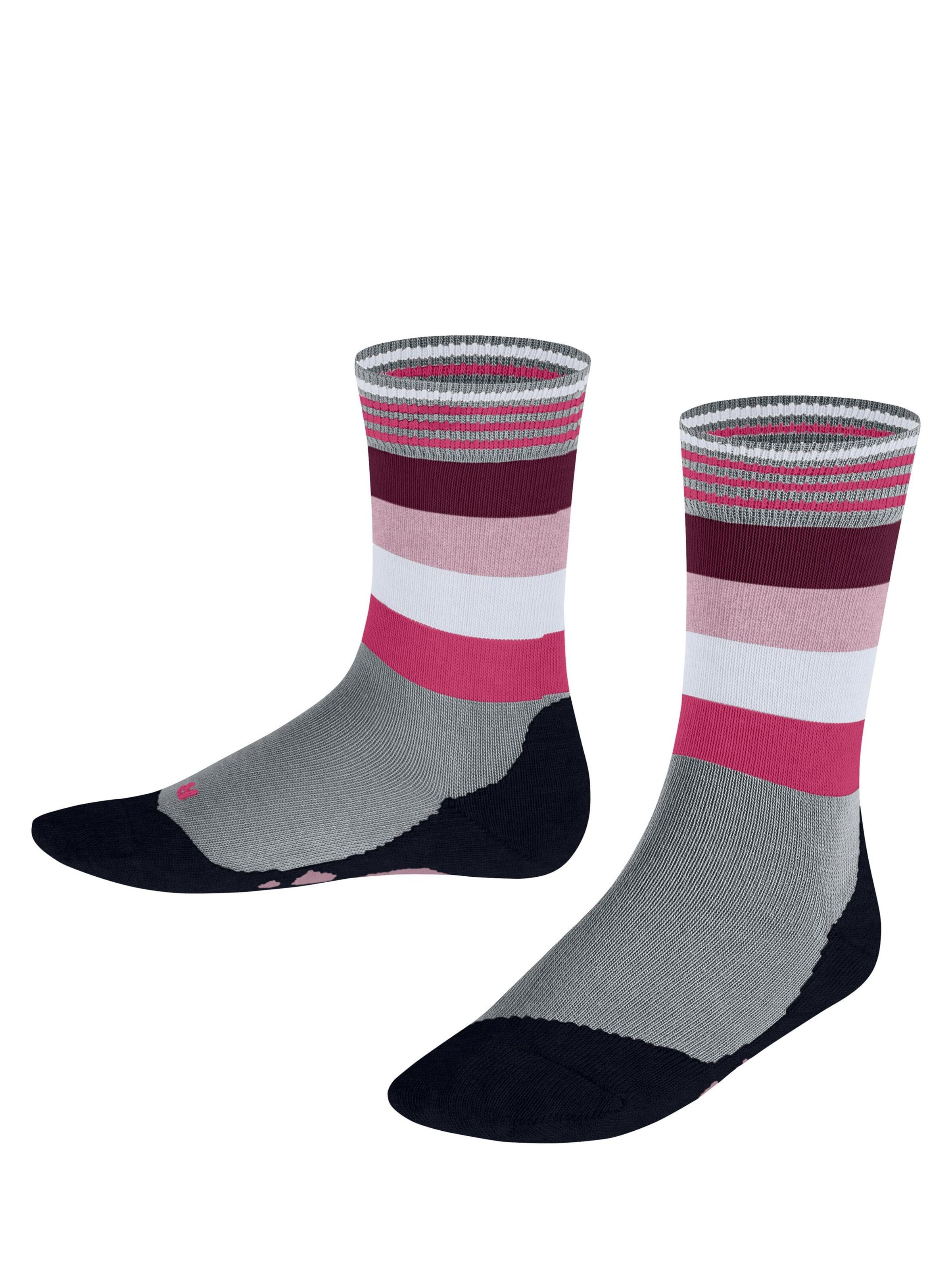 FALKE Socks 'Active Fox' in Silver: front
