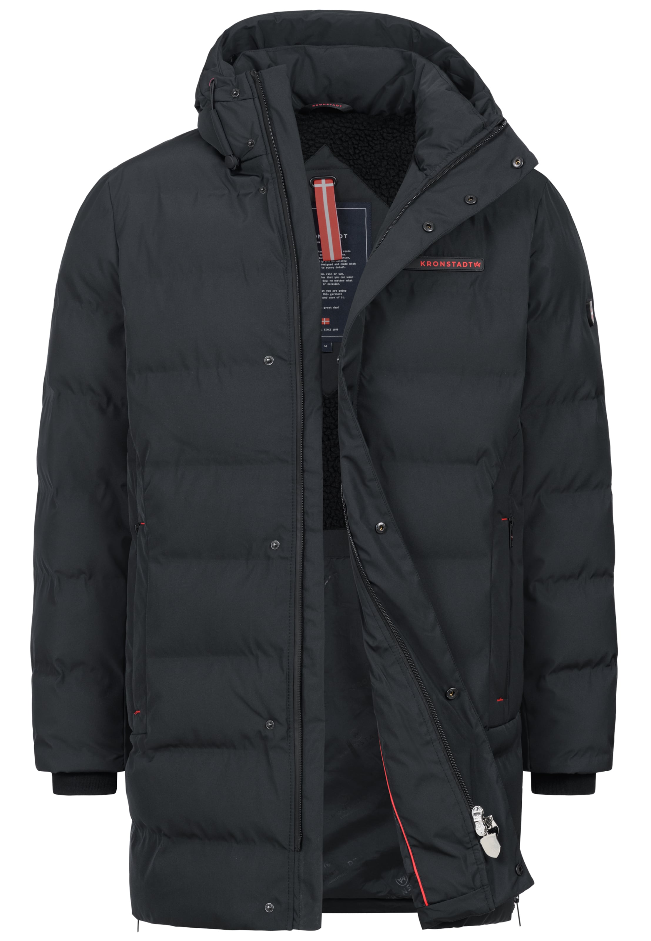 Kronstadt Winter jacket ' Bourland' in Black: front