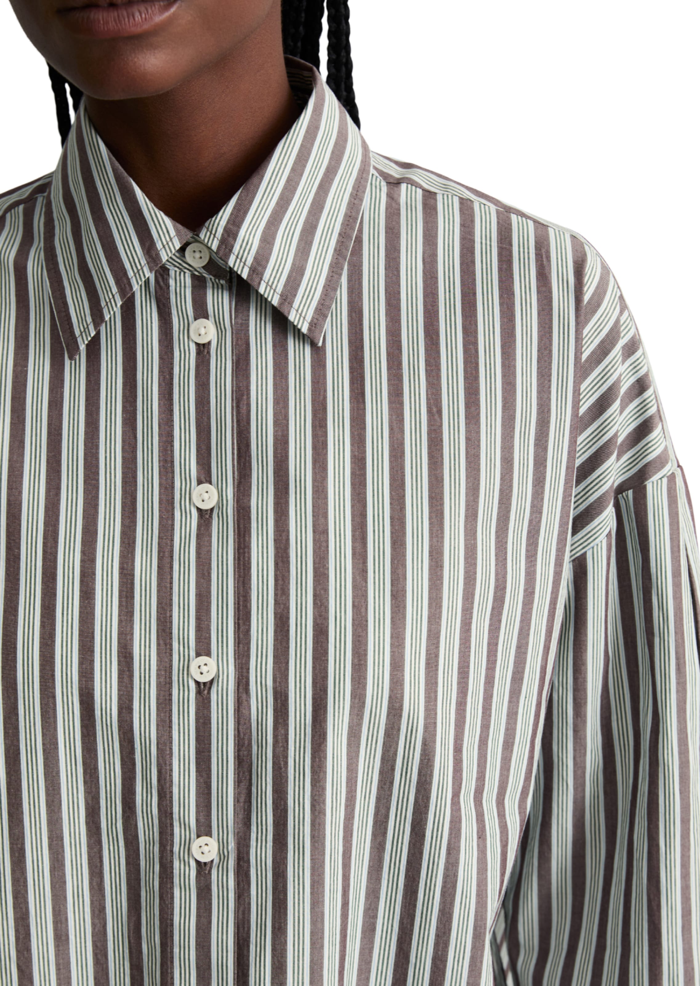 Marc O'Polo DENIM Bluse in Braun
