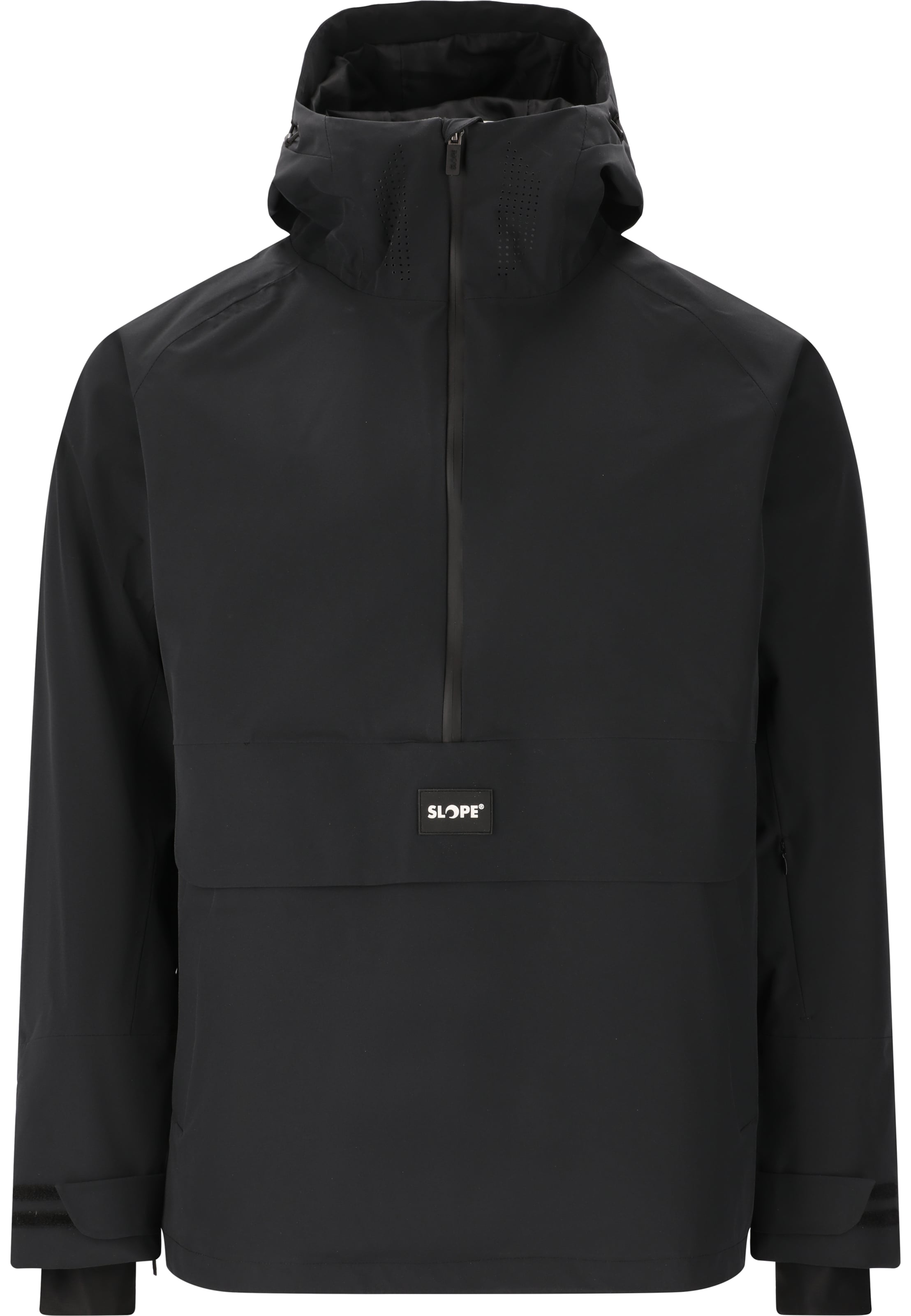 SLOPE Sportjacke 'Ruki' in Schwarz: Vorderseite