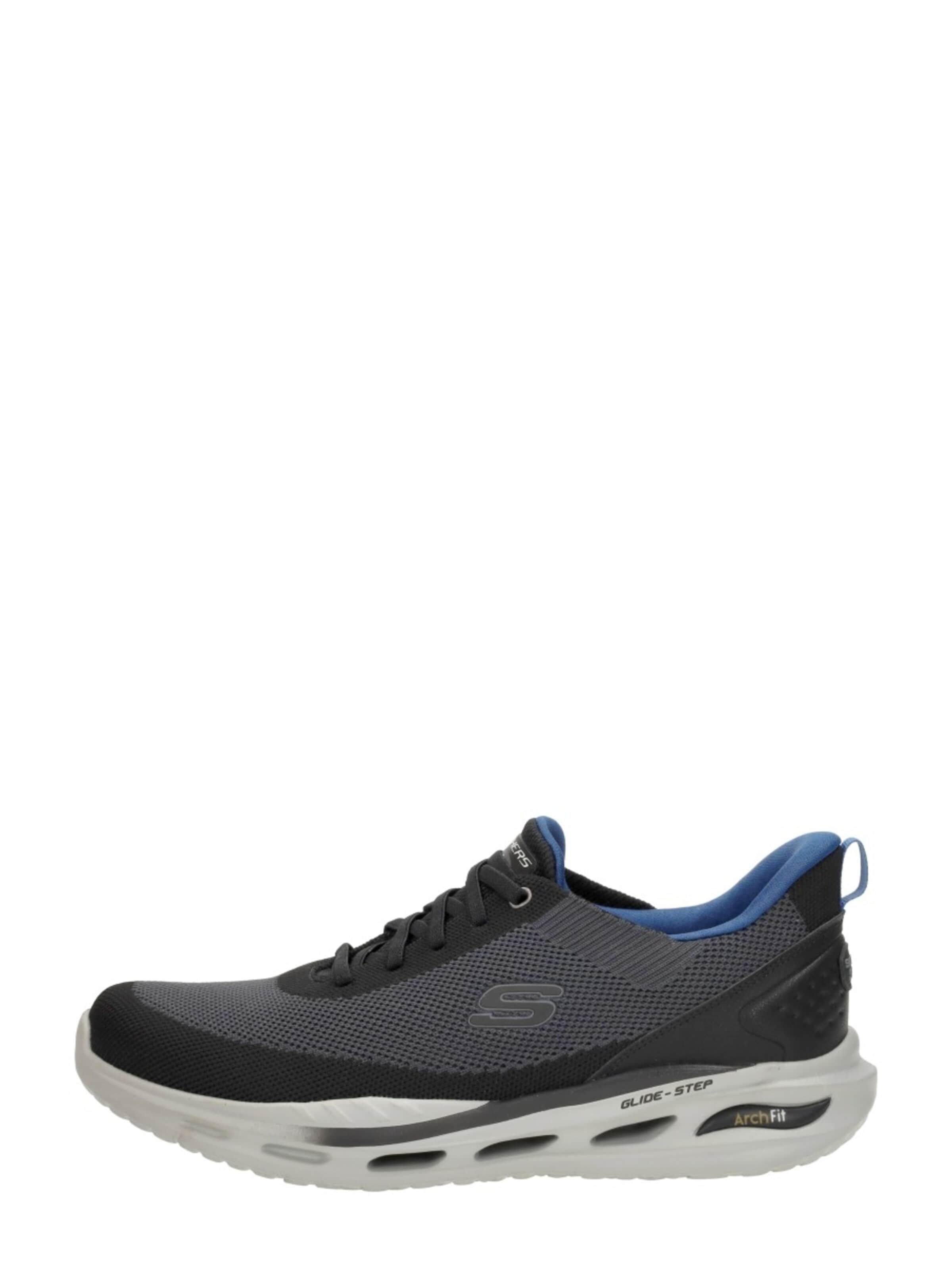 SKECHERS Sneakers laag 'Slip-Ins: Relaxed Fit' in Zwart: voorkant