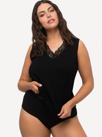 Ulla Popken - Camiseta térmica en negro