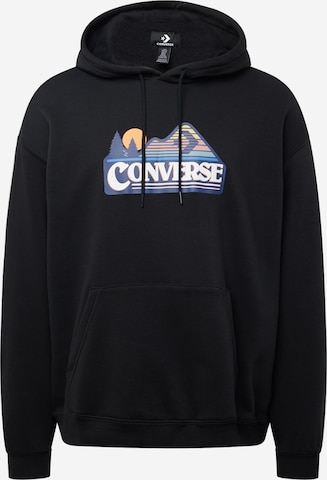 CONVERSE Sweatshirt 'ALL STAR MOUNTAIN' i sort: forside