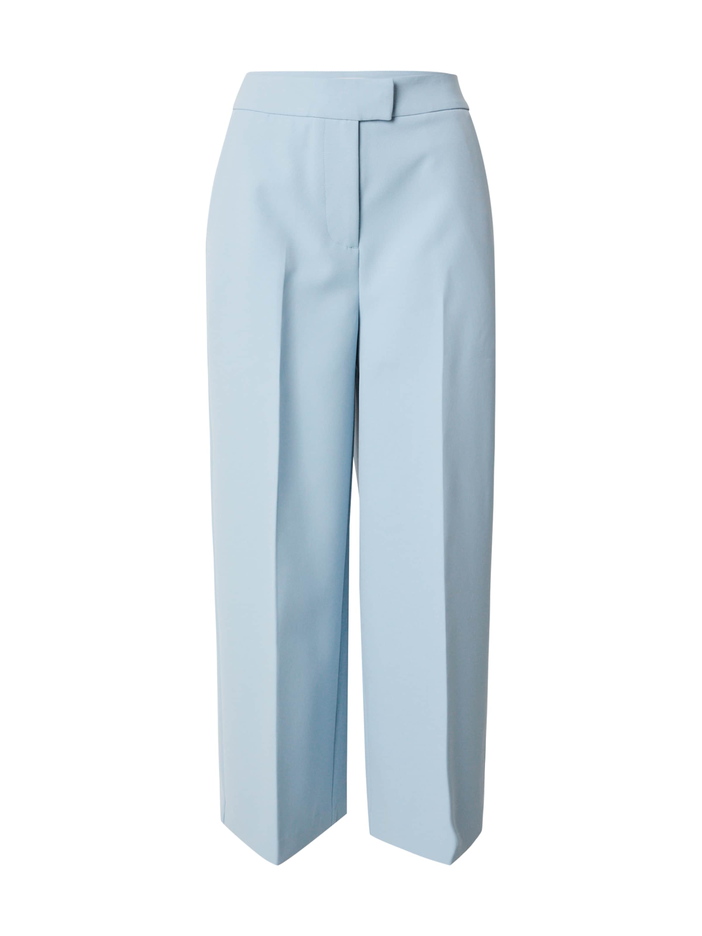 Wide leg Pantaloni con piega frontale &#x27;Vicky&#x27; di ABOUT YOU x Iconic by Tatiana Kucharova in blu: frontale