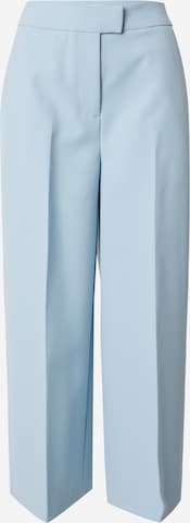 ABOUT YOU x Iconic by Tatiana Kucharova Wide leg Pleated Pants 'Vicky' in Blue: front