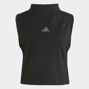 ADIDAS SPORTSWEAR Sports top in Black: front