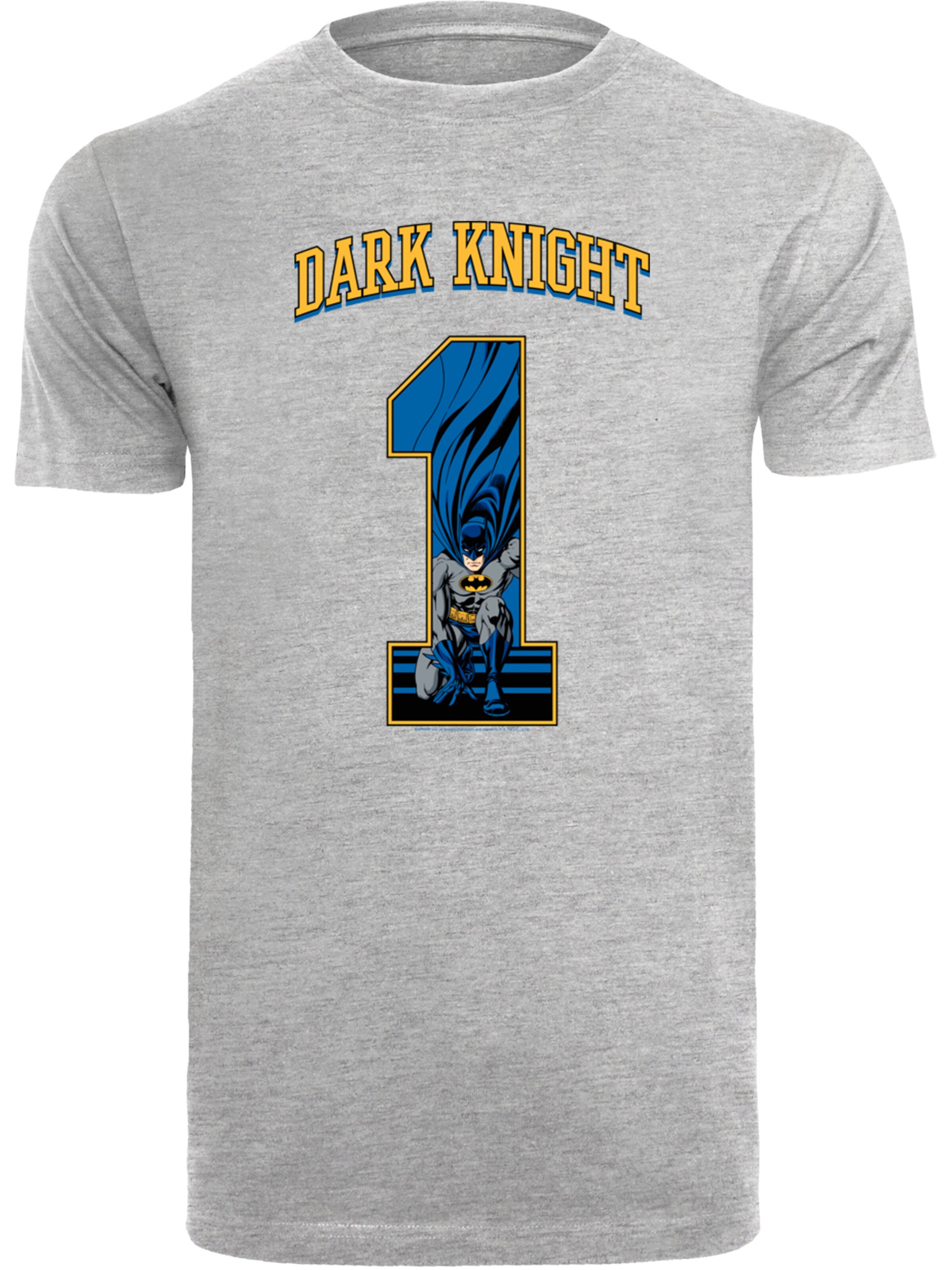 F4NT4STIC Shirt 'DC Comics Batman Football Dark Knight' in Grey: front