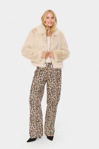 SAINT TROPEZ Winterjas 'Zaseline' in Beige