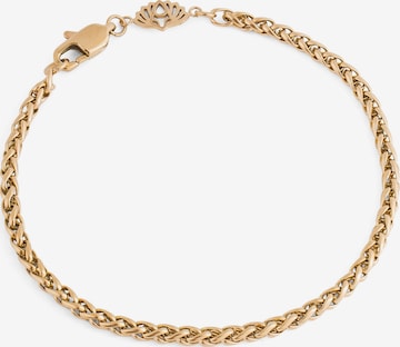 Akitsune Armband 'Cor Wheat' in Gold: Vorderseite