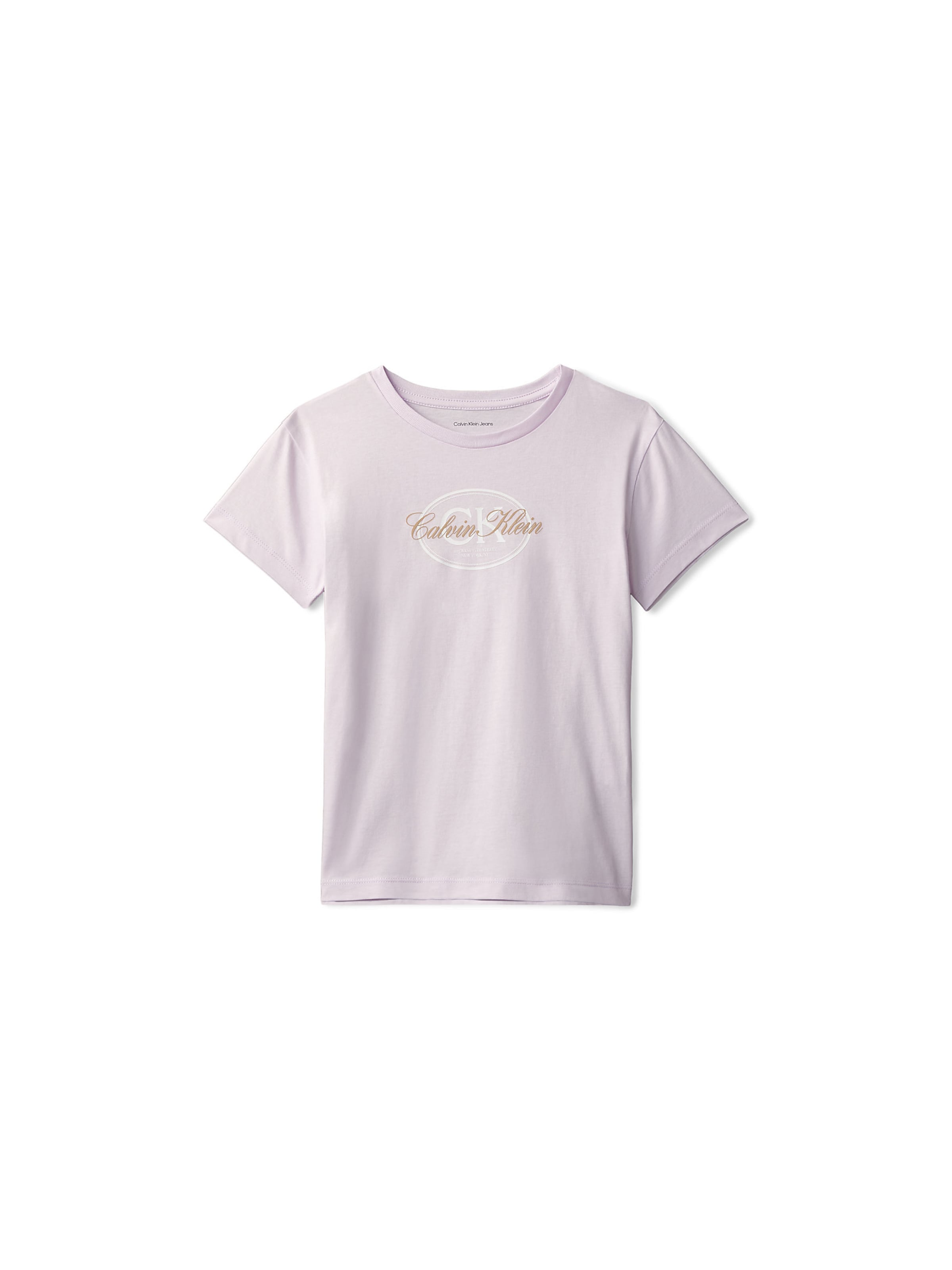 T-Shirt Calvin Klein Jeans en violet : devant