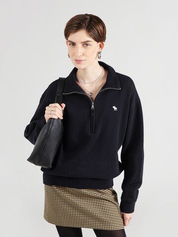 Abercrombie & Fitch Sweatshirt in Black: front