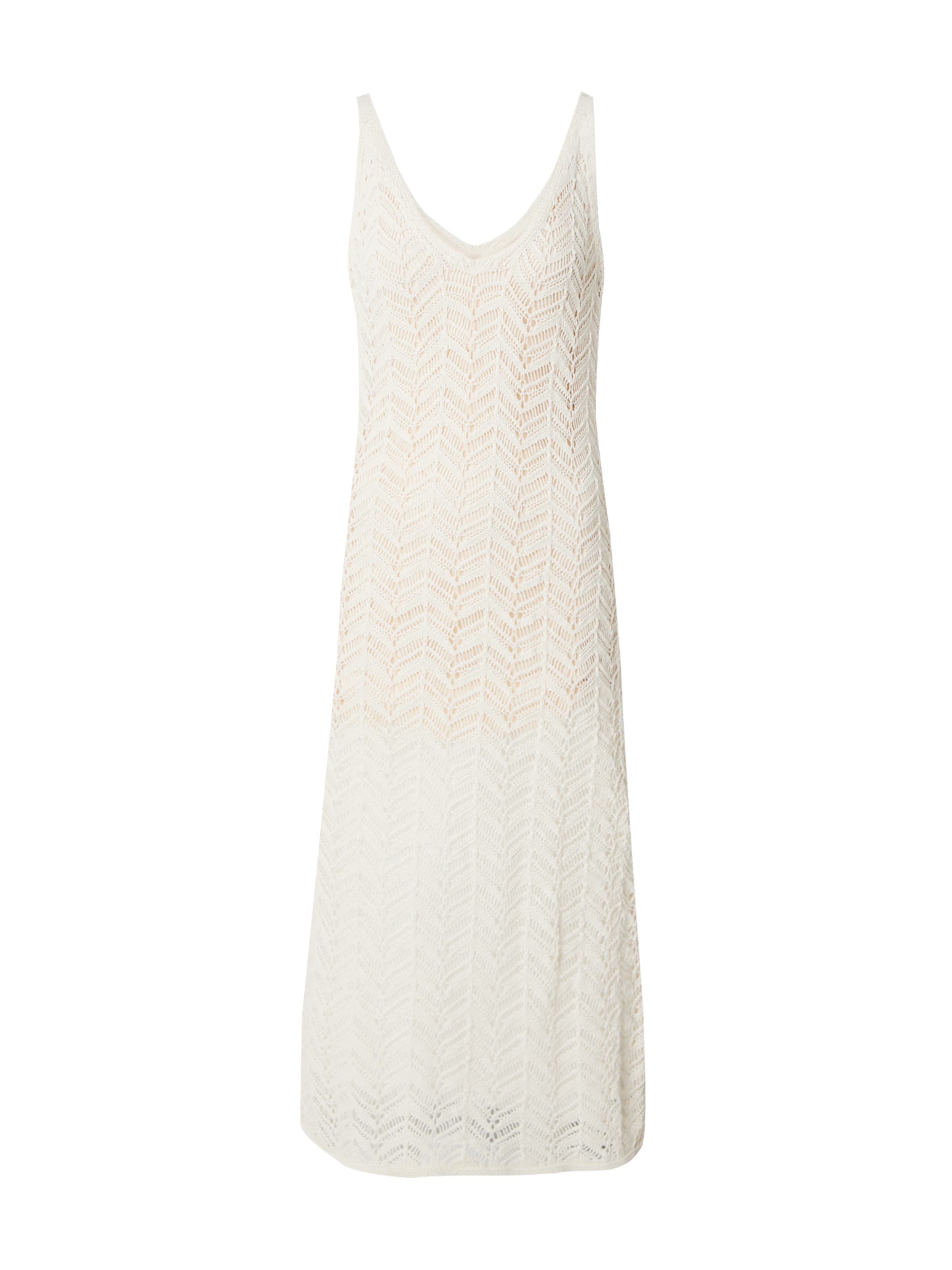 Happiness İstanbul Πλεκτό φόρεμα σε μπεζ: μπροστά