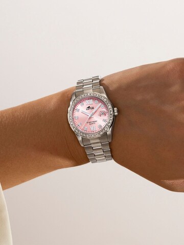 Lotus Analog watch in Pink