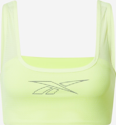 REEBOK Soutien-gorge de sport en jaune / noir, Vue avec produit