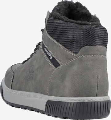 Rieker Lace-Up Boots in Grey