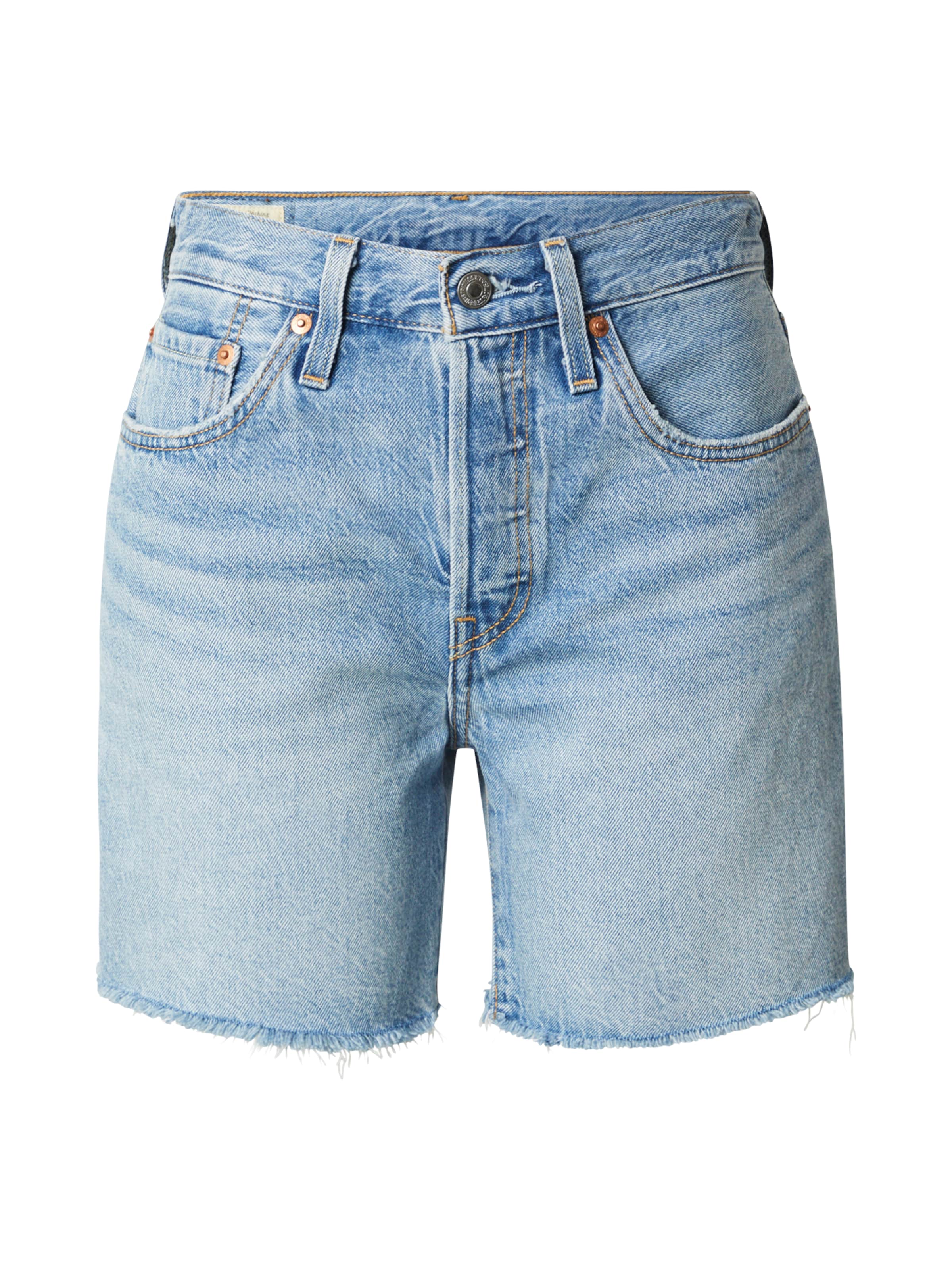 LEVI'S ® Regular Jeans '501® Mid Thigh Short' i blå: framsida