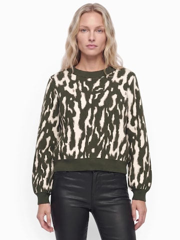 VERO MODA Sweter 'VMNANCY' w kolorze zielony: przód