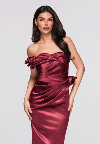 Ombre Avondjurk in Rood