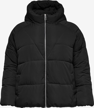 ONLY Carmakoma Winter Jacket in Black: front