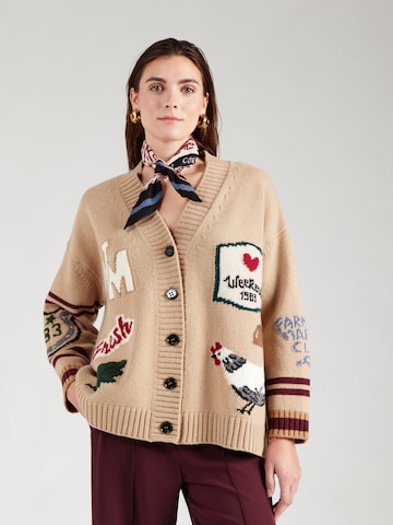 Weekend Max Mara - Cárdigan 'BELGIO' en beige: frente