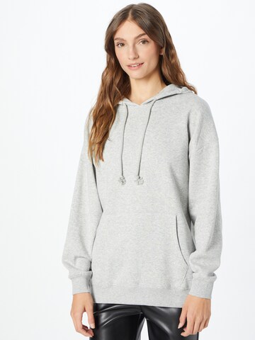 PIECES Sweatshirt 'Chilli' in Grey: front