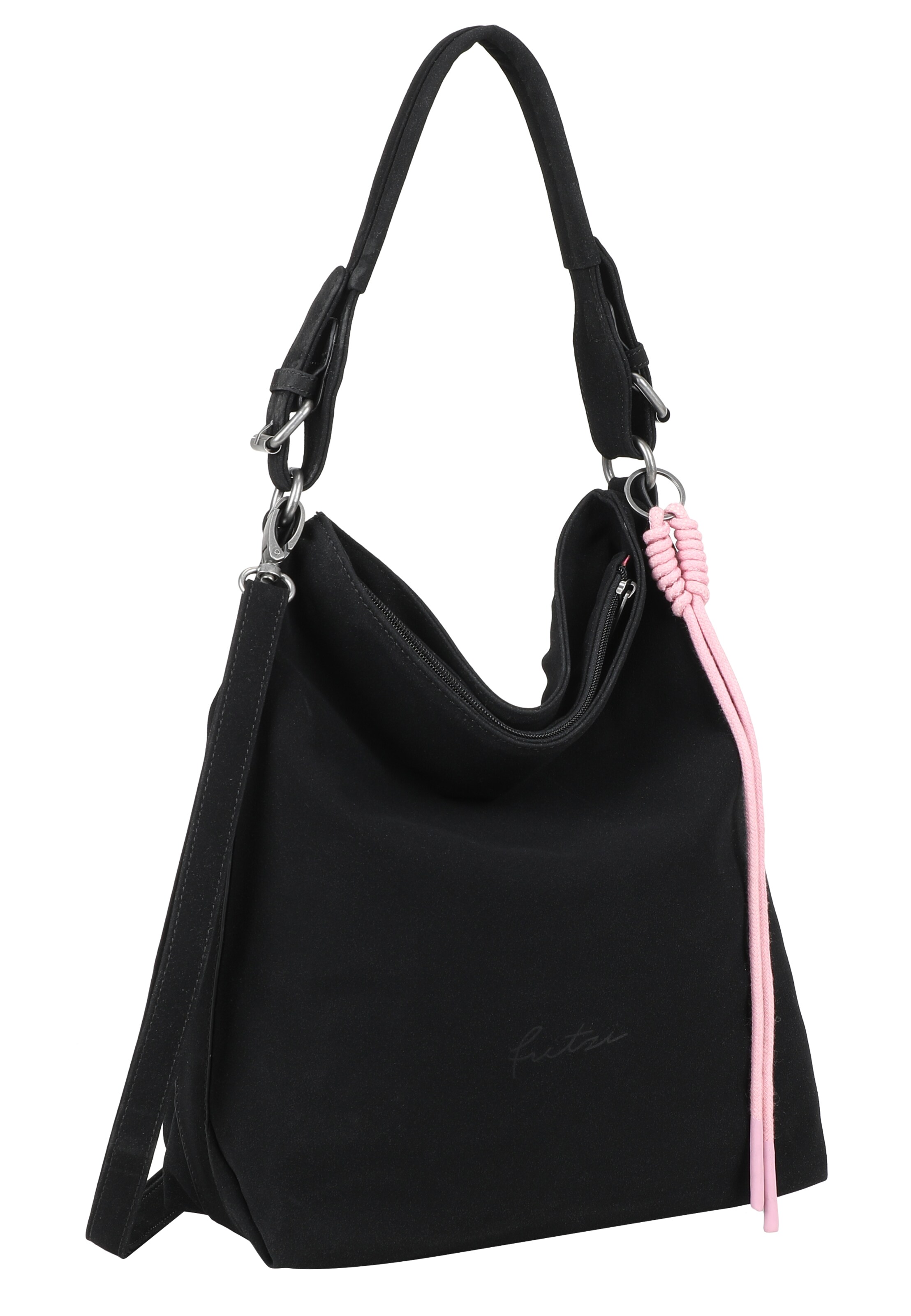 Fritzi aus Preußen Schoudertas 'Bitzi01 Suede' in Zwart