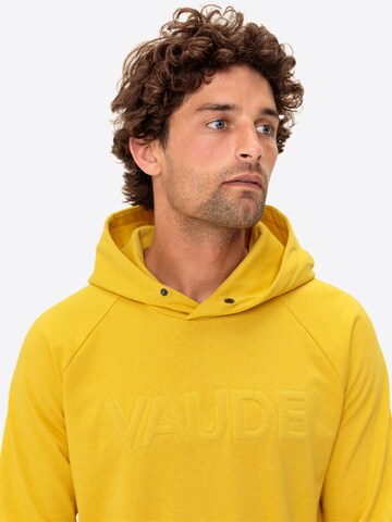 VAUDE Sportsweatshirt 'Mineo' in Geel