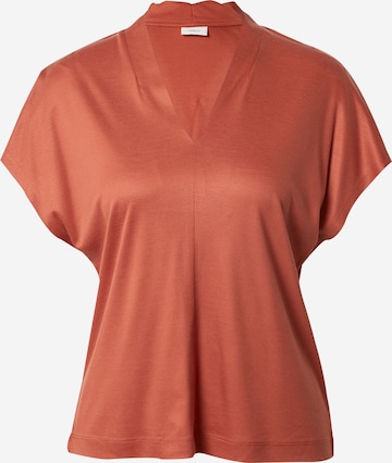 Camicia da donna di s.Oliver BLACK LABEL in arancione: frontale