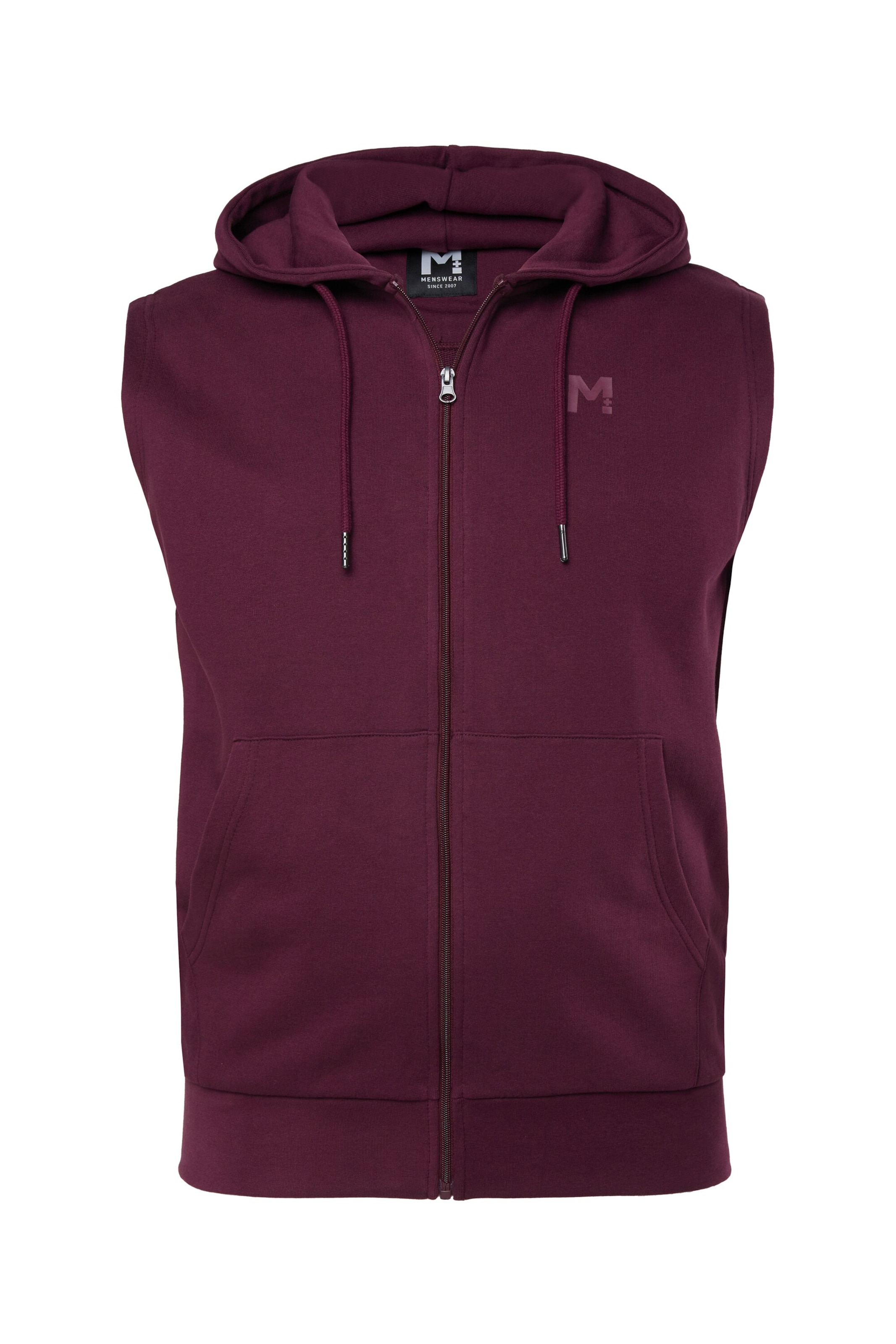 Men Plus Sweat jacket in Purple: front