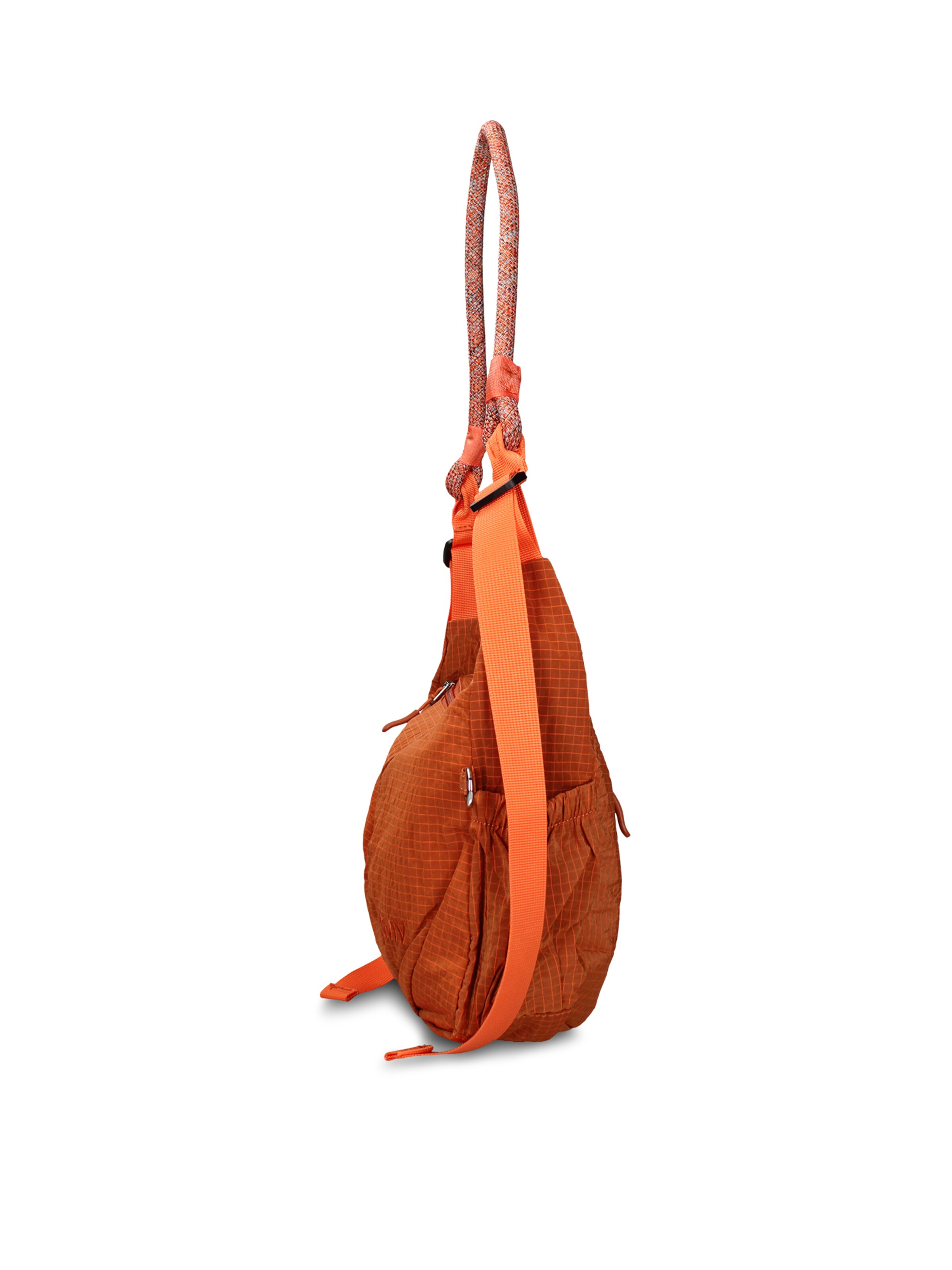 Borsa a spalla 'Borsa a Spalla Donna Gianmarco Venturi Pelle Vegana PU con Zip' di GianMarco Venturi in arancione