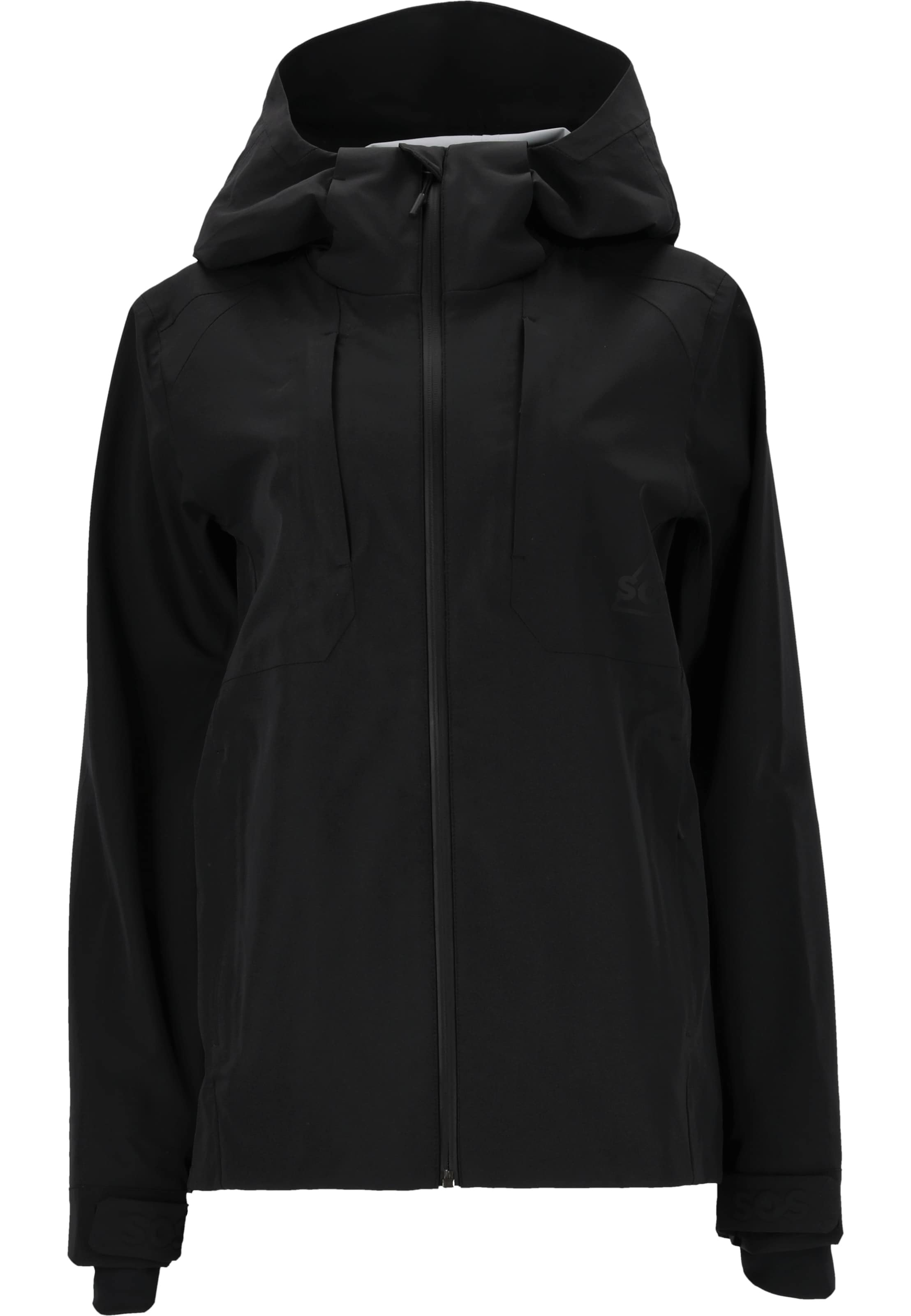 SOS Outdoor jacket 'Alta' in Black: front