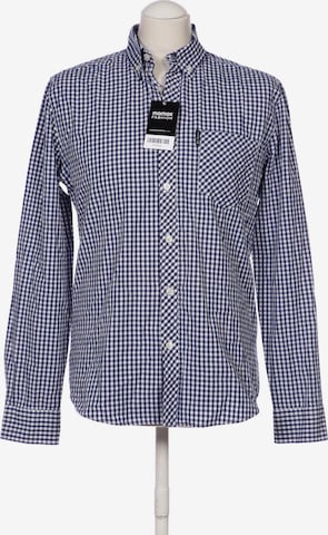 Ben Sherman Button Up Shirt in M in Blue: front