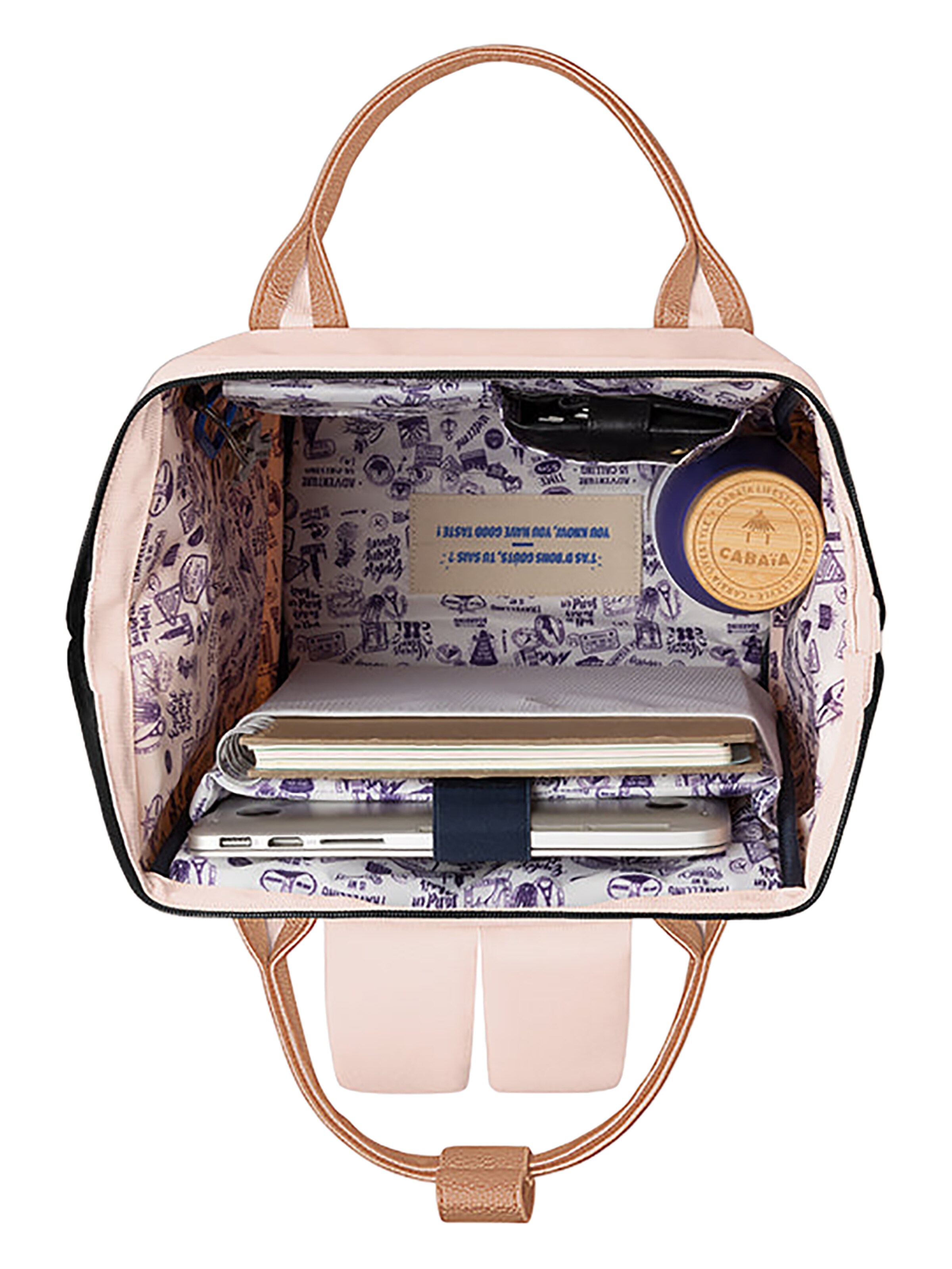Cabaia Backpack 'Orlando M' in Pink