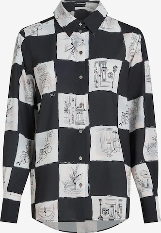 Karl Lagerfeld Bluse in Schwarz: Vorderseite