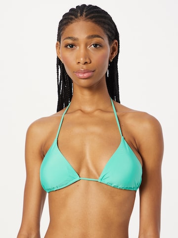 NLY by Nelly Triangle Bikini Top in Blue: front